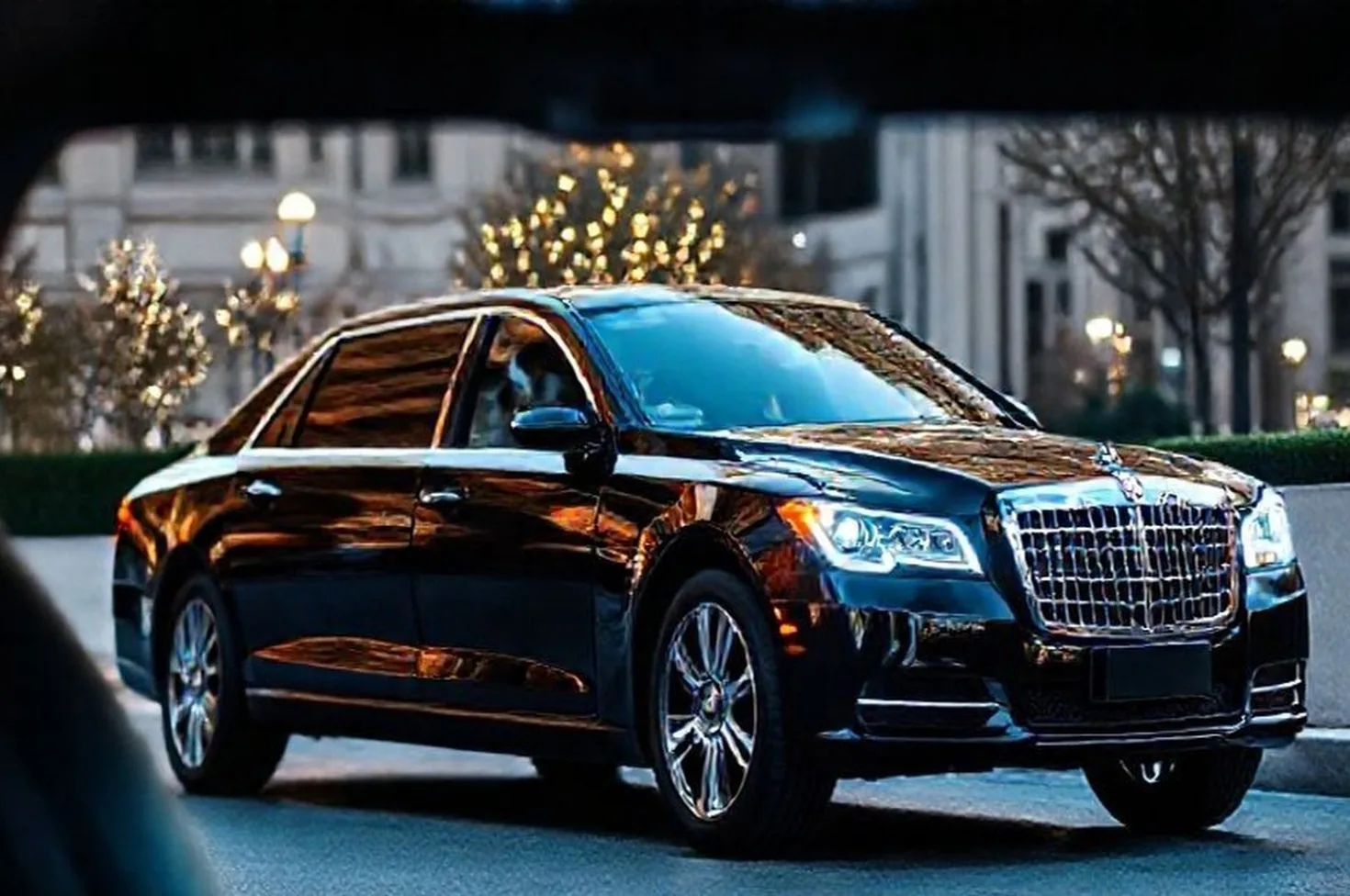 chauffeur driven limousine